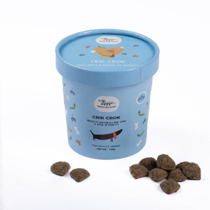 Cric Croc per cani - Biscotti per cani con insetti e frutta