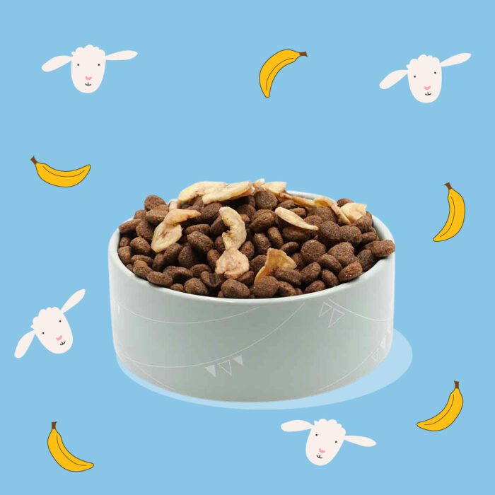 Agnello e Banana Chips